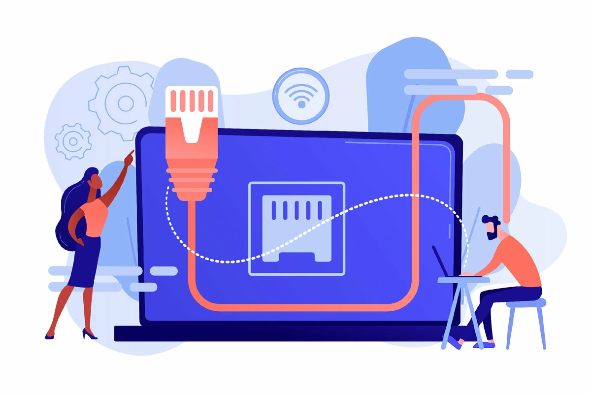 Ethernet no connection инфографика