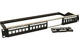 Модульная патч-панель 19" Hyperline PPBL6-19-24-RM 1U 24 порта