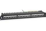 Патч-панель 19" Кат.6 Cabeus PL-24-Cat.6-SH-Dual IDC 1U 24 порта