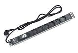 Блок розеток  19"  16А Cabeus PDU-6P-B-2EU 6 розеток