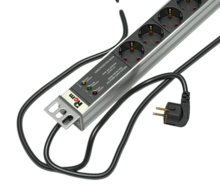 Блок розеток 19", 7 розеток ЦМО R-16-7S-FI-440-3