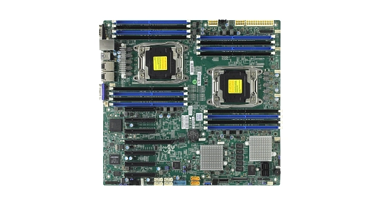 Материнская плата Supermicro X10DRH-C (2xLGA2011-3, 16xDDR4, Raid 12gb / s)
