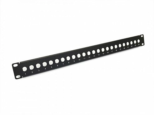 Модульная патч-панель BNC 19" Hyperline PPBL-BNC-19-24BNC 1U 24 порта
