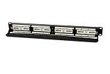 Патч-панель 19" Кат.5е Hyperline PP2A-19-24S-8P8C-C5E-110 1U 24 порта