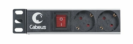 Блок розеток  19"  10А Cabeus PDU-8P-2IEC 8 розеток