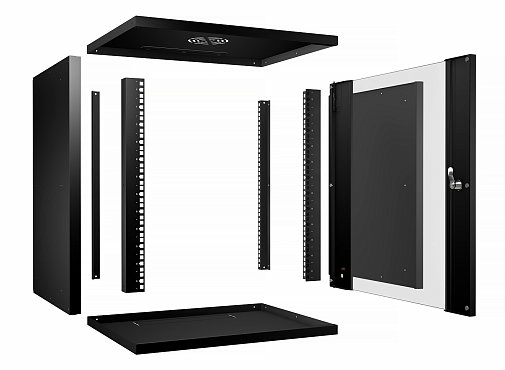 Шкаф серверный 12U Cabeus WSC-05D-12U55/45-BK