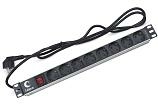 Блок розеток  19"  16А Cabeus PDU-8P-2EU 8 розеток