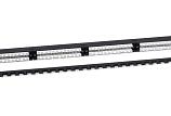 Патч-панель 19" Кат.6а Cabeus PLHD-24-Cat.6a-Dual-180-0,5U 0.5U 24 порта
