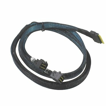 Кабель Slimline SASx8 (SFF8654) to 2*SAS HD x4 (SFF8643) NVMe
