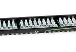 Патч-панель 19" Кат.5е Cabeus PLHD-24-Cat.5e-Dual-90-0,5U 0.5U 24 порта