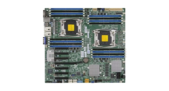 Материнская плата Supermicro X10DRH-CT (2xLGA2011-3, 16xDDR4, Raid 12gb / s)