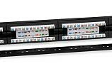 Патч-панель 19" Кат.5е Cabeus PLAN-24-Cat.5e-Dual IDC 1U 24 порта