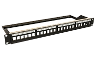 Модульная патч-панель 19" Hyperline PPBL6-19-24-RM 1U 24 порта