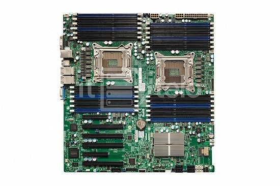Материнская плата Supermicro X9DRi-LN4F+ rev 1.2 (2xLGA2011, 24xDDR3, Raid 3gb/s)