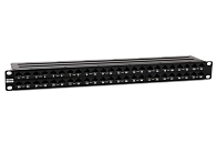 Патч-панель 19" Кат.6а Hyperline PPHD-19-48-8P8C-C6A-110D 1U 48 портов