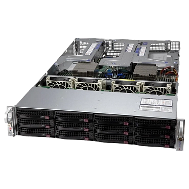 Сервер Supermicro A+ Server 2024US-TRT 12x3.5" Rack 2U, AS-2024US-TRT