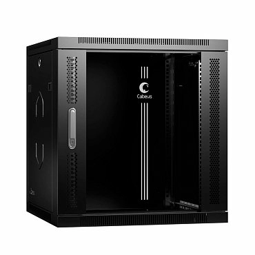 Шкаф серверный 12U Cabeus SH-05F-12U60/35-R-BK