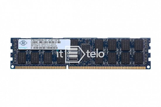 Оперативная память Nanya 8gb DDR3 PC3-10600 1333MHz ECC RDIMM ref