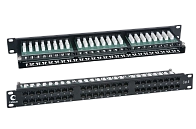 Патч-панель 19" Кат.6 Cabeus PLHD-48-Cat.6-Dual 1U 48 портов