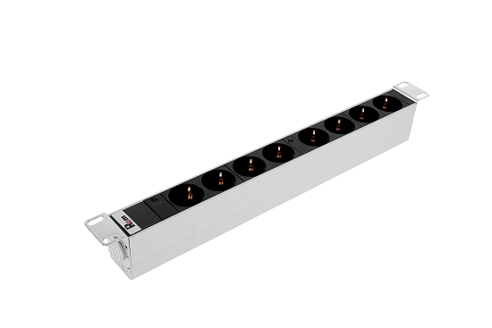 Блок розеток 19", 8 розеток ЦМО R-32-8S-I-440-K