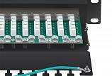 Патч-панель 10" Кат.6 Cabeus PL-12-Cat.6 10"-SH-Dual 1U 12 портов