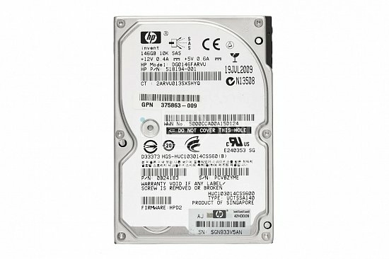 Жесткий диск HDD 146Gb / SAS / 2,5 / 10K rpm ref