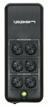 ИБП Ippon Back Verso 600 600ВА/300Вт черный New