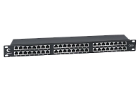 Патч-панель 19" Кат.6 Cabeus PLHD-48-Cat.6-SH-Dual IDC-1U 1U 48 портов