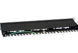 Патч-панель 19" Кат.6а Cabeus PL-24-Cat.6a-SH-Dual 1U 24 порта