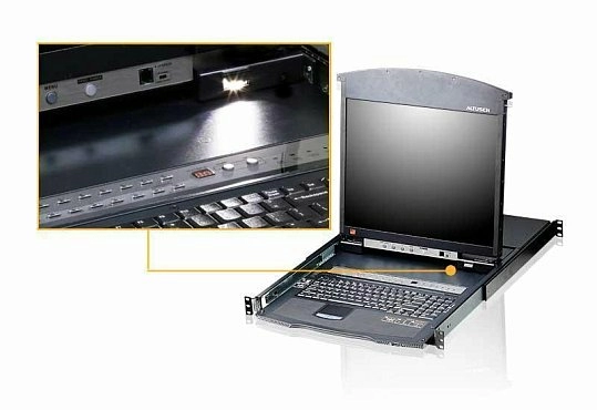 KVM Консоль Aten KL1508AM / KL1508AM-AXA-RG
