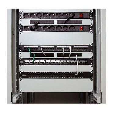 Патч-панель 19" Кат.5е Cabeus PL-48-Cat.5e-Dual 2U 48 портов