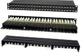 Патч-панель 19" Кат.6а Hyperline PPHD-19-48-8P8C-C6A-110D 1U 48 портов