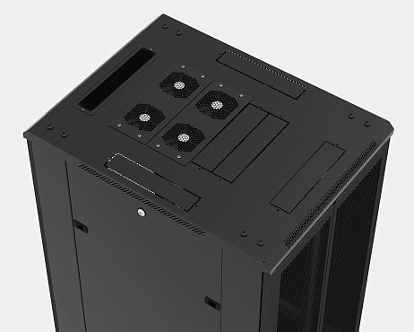 Шкаф серверный 19-дюймовый 42U Hyperline TTB-4262-DD-RAL9004