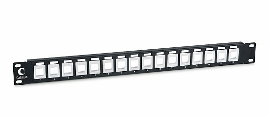 Патч-панель 19" Cabeus PLB-16 1U 16 портов New