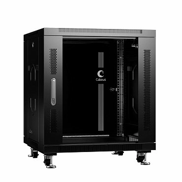 Шкаф серверный 12U Cabeus SH-05C-12U60/80-BK