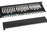 Патч-панель 19" Кат.6а Cabeus PL-24-Cat.6a-SH-Dual 1U 24 порта