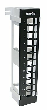 Настенная модульная патч-панель Hyperline PPWBL-12 12 портов