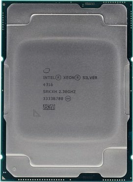 Процессор Intel Xeon Silver 4316 30M Cache, 2.30 GHz, 20 ядер LGA 4189