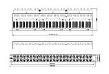 Патч-панель 19" Кат.6а Hyperline PPHD-19-48-8P8C-C6A-110D 1U 48 портов