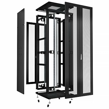 Шкаф серверный 47U Cabeus ND-05C-47U80/120-BK