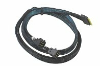 Кабель Slimline SASx8 (SFF8654) to 2*SAS HD x4 (SFF8643) NVMe