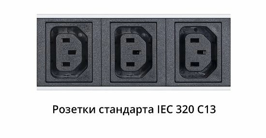 Блок розеток  19"  32А Cabeus PDU-32-10S-10C19-8C13-B-T 28 розеток