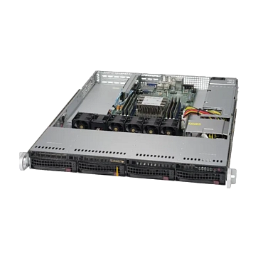 Сервер Supermicro SuperServer 5019P-WT 4x3.5" Rack 1U, SYS-5019P-WT