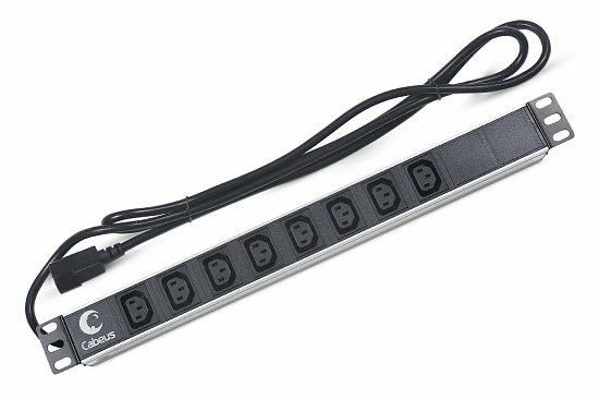 Блок розеток  19"  10А Cabeus PDU-8I-2IEC 8 розеток
