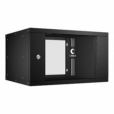 Шкаф серверный 6U Cabeus WSC-05D-6U55/45-BK