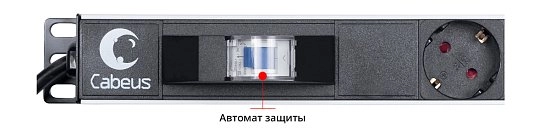 Блок розеток  19"  16А Cabeus PDU-16-10S-10C13-B 20 розеток