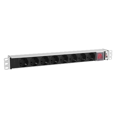 Блок розеток 19", 8 розеток ЦМО R-10-8S-V-440-1.8