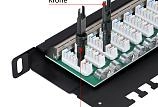 Патч-панель 19" Кат.6а Cabeus PLHD-24-Cat.6a-SH-Dual-0,5U 0.5U 24 порта
