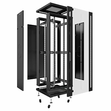 Шкаф серверный 42U Cabeus SH-05C-42U60/100-BK