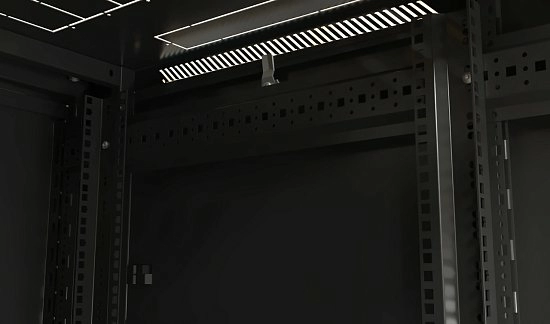 Шкаф серверный 19-дюймовый 42U Hyperline TTB-4262-DD-RAL9004